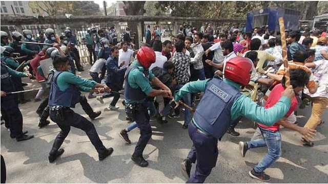 পুলিশ-ছাত্রদল সংঘর্ষ : বিএনপির ৪৭ নেতাকর্মীর বিরুদ্ধে মামলা