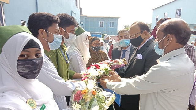 প্রতিষ্ঠান পরিদর্শনে রাজশাহীতে আইবিএফ‘র নির্বাহী পরিচালক
